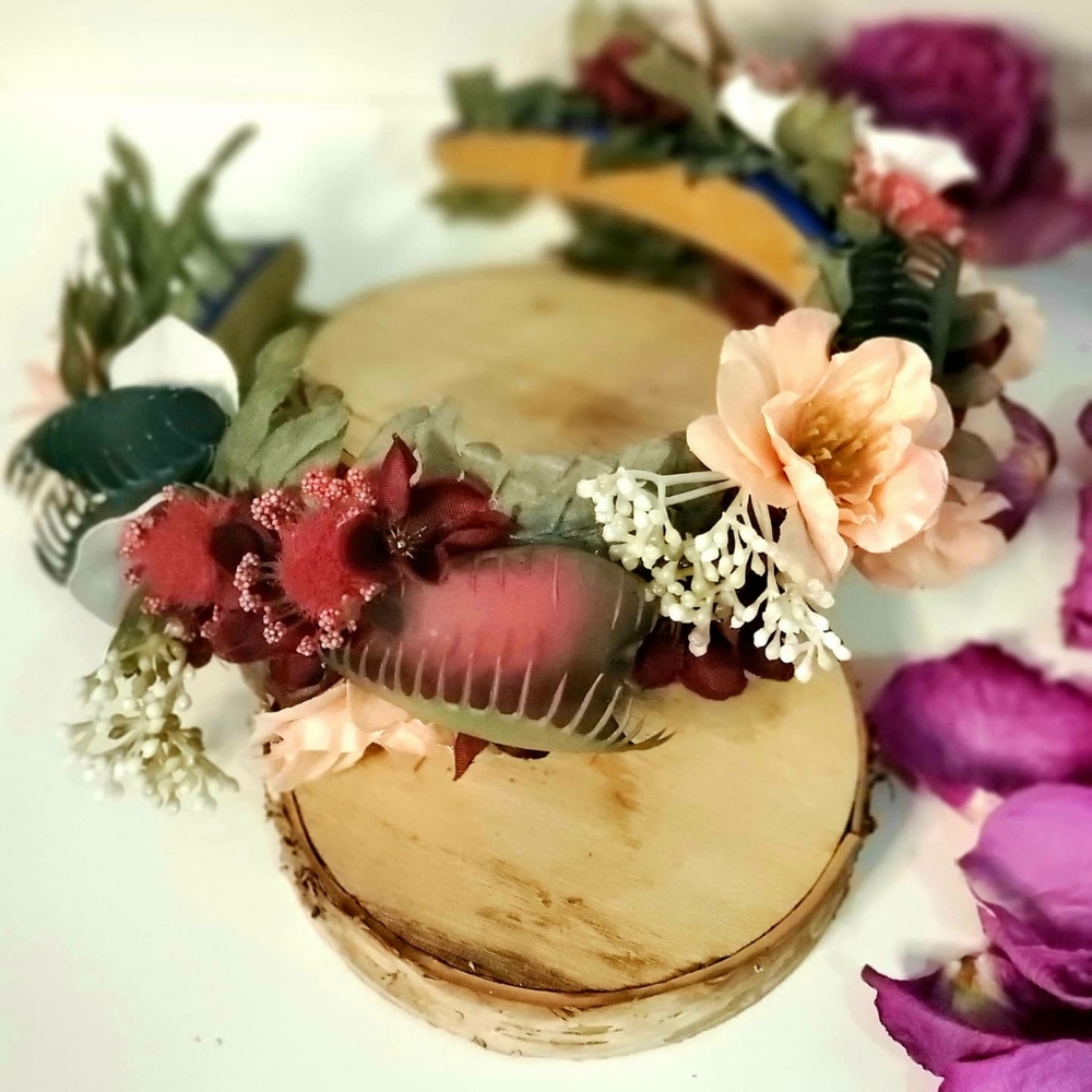 Venus Fly Trap Floral Headpiece